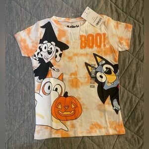 carter’s Halloween Bluey and Bingo unisex shirt 3T and 5T - NEW WITH TAGS